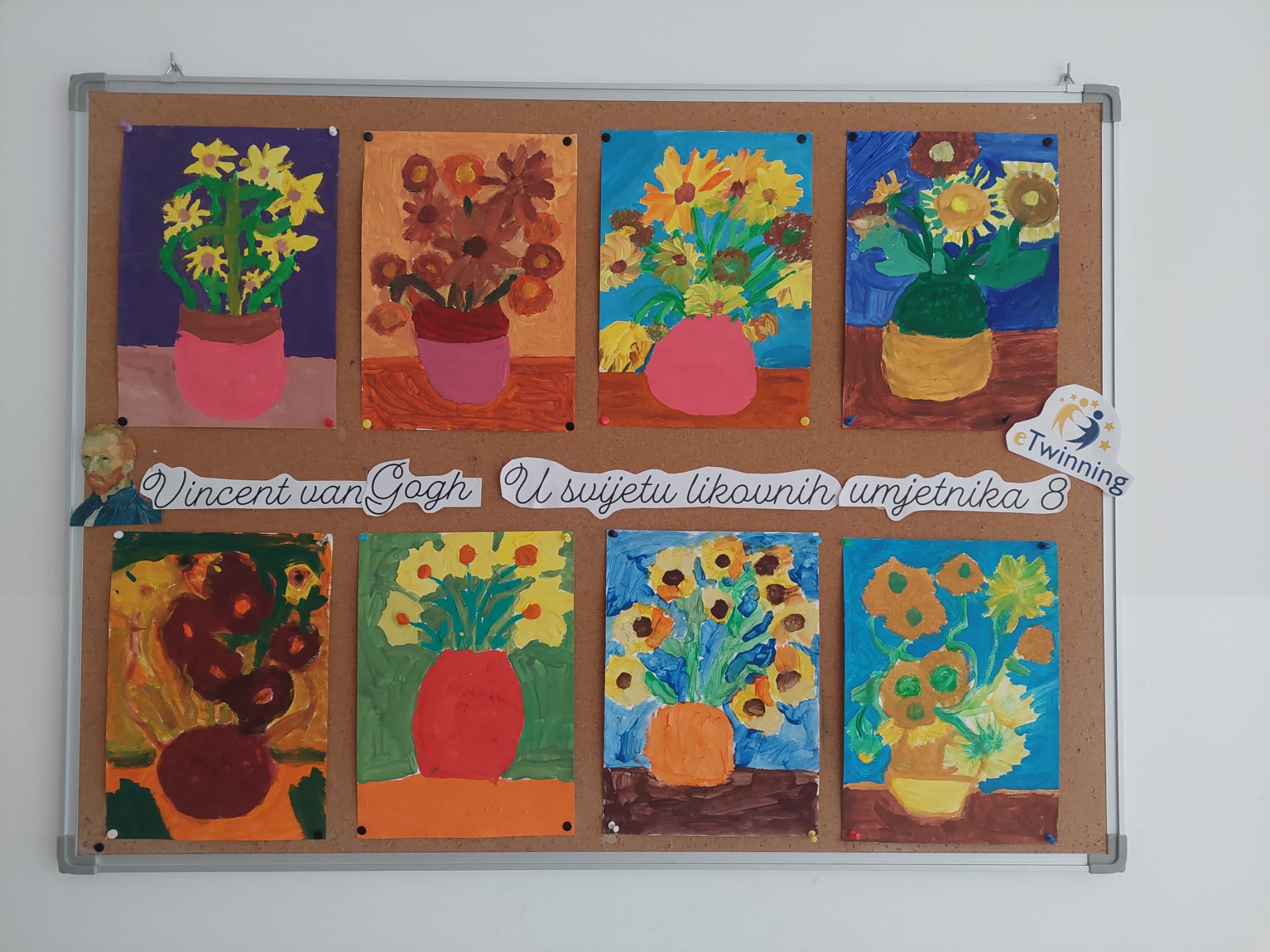 eTwinning projekt “U svijetu likovnih umjetnika 8”